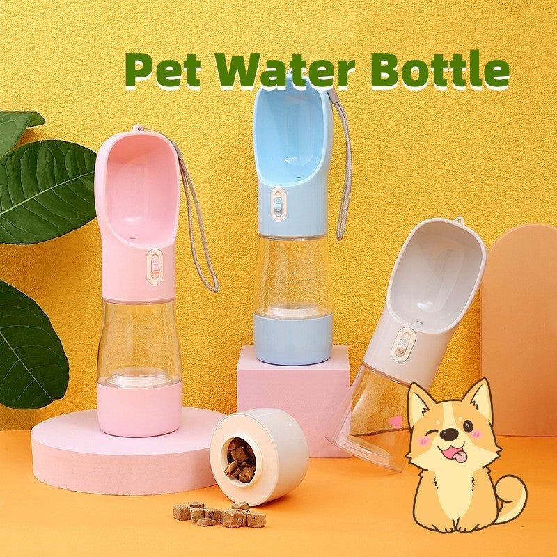 Pet Dog Water Bottle Feeder Bowl Portable Water Food Bottle | Other