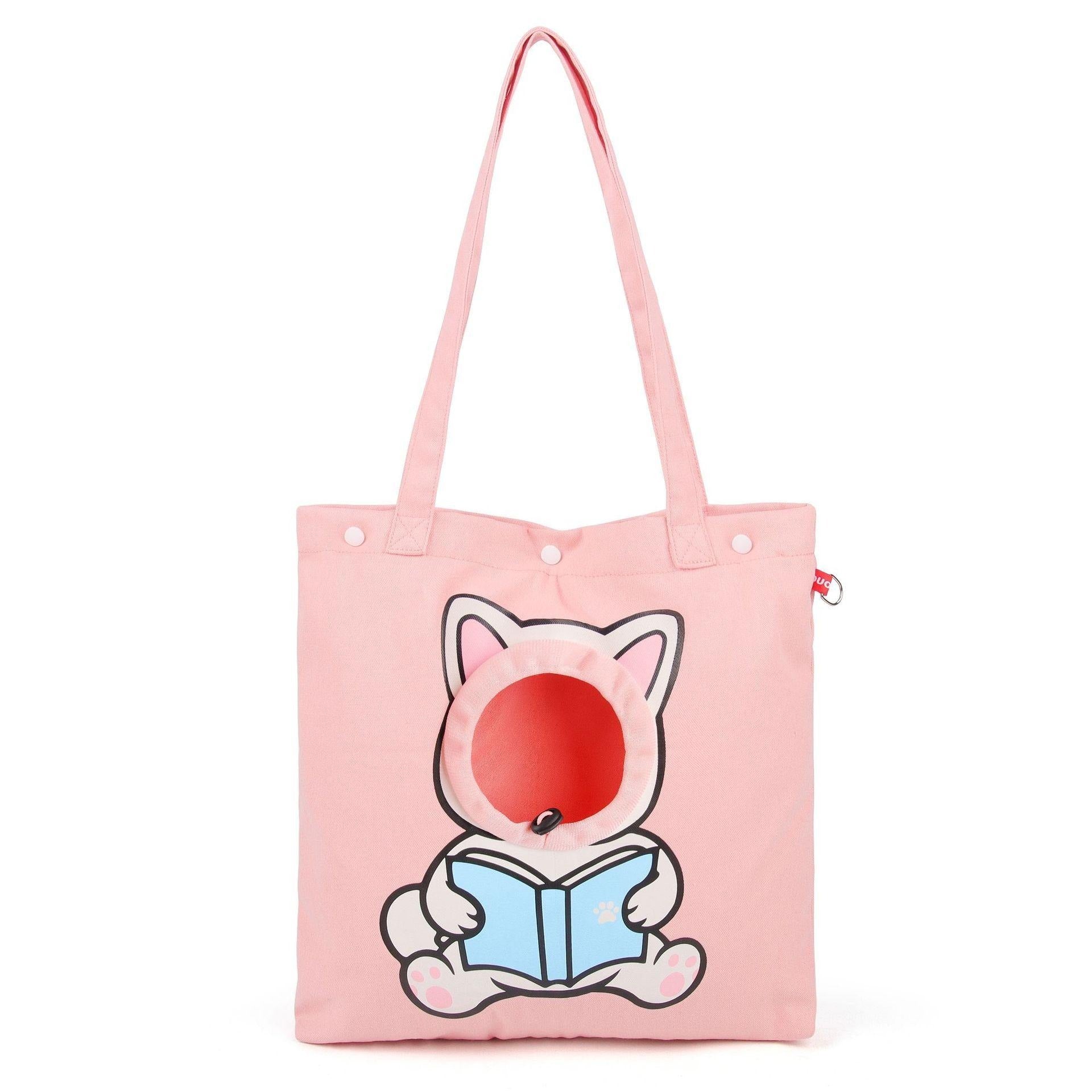 Pet Canvas Shoulder Bag, Cute Animal Shapedcat Carrier Canva | Luggage & Bags
