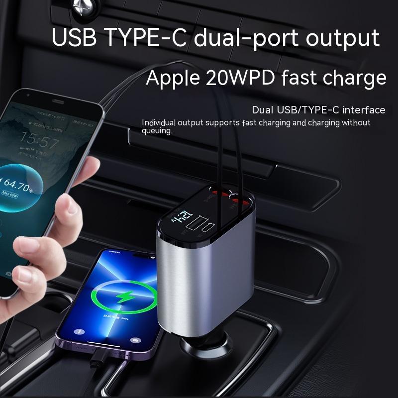 Metal Car Charger 100w Super Fast Charging Car Cigarette Lig | Other