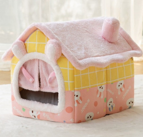 Foldable Dog House Pet Cat Bed Winter Dog Villa Sleep Kennel | Other