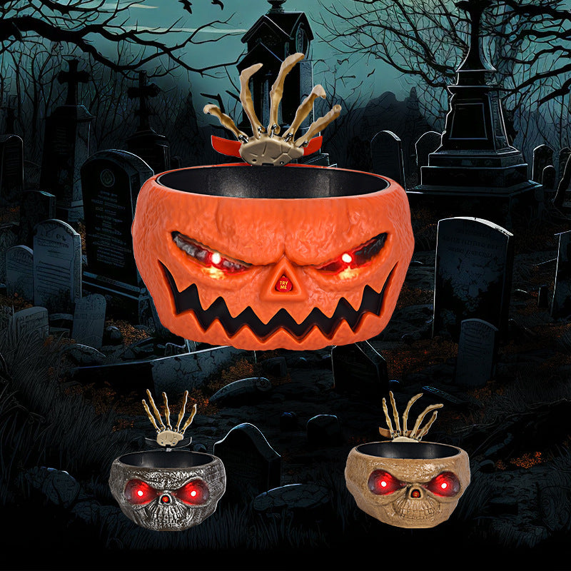 Halloween Candy Bowl Plastic Pumpkin Bowl With Motion Activa | Other