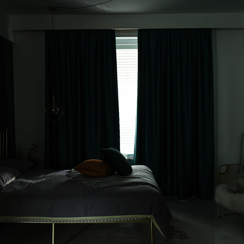 Thickening Double-sided Linen High Shading Jacquard Curtain | Other