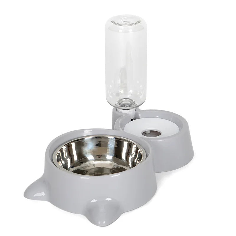 Pet Dog Cat Bowl Fountain Automatic Food Water Feeder Contai | Other