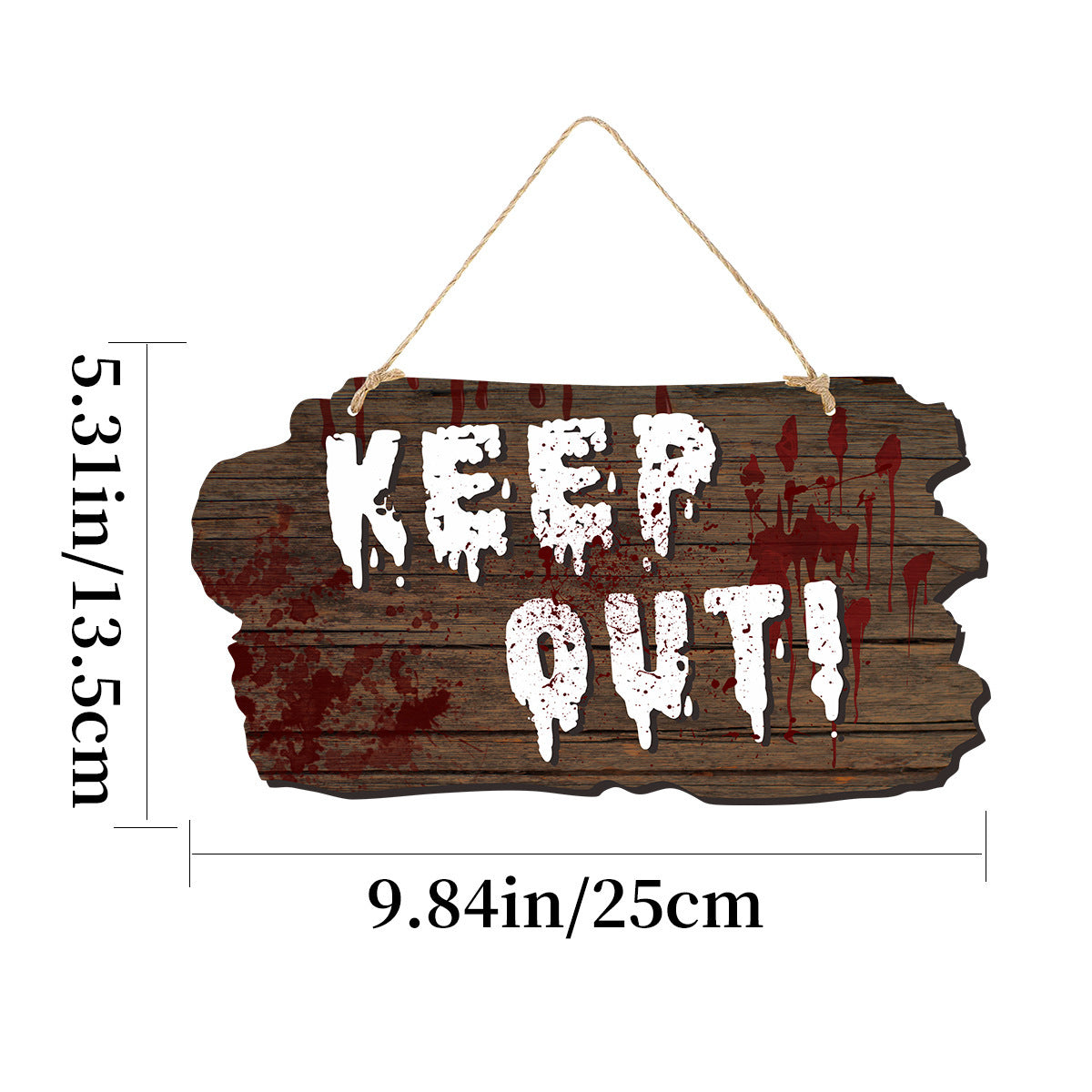 Imitation Wooden Doorplate Ghost Festival Haunted House Horr | Other