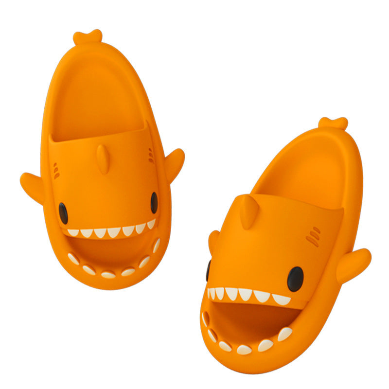 Adult's Slippers Indoor Outdoor Funny Shark Cartoon | Other