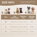 Ewoofumn Donut Dog Bed For Small Dogs - Calming Round Fluffy | Other