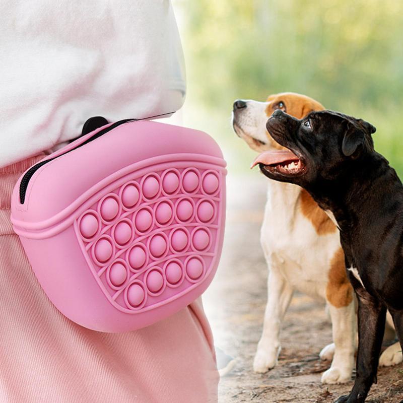 Bag Silicone Feed Dogs Treat Pouch Pet Training Bag Bundle P | Luggage & Bags