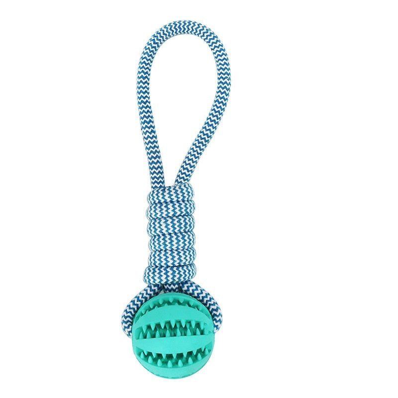 Dog Toy Treat Balls Interactive Hemp Rope Rubber Leaking Bal | Electronic Learning Toys