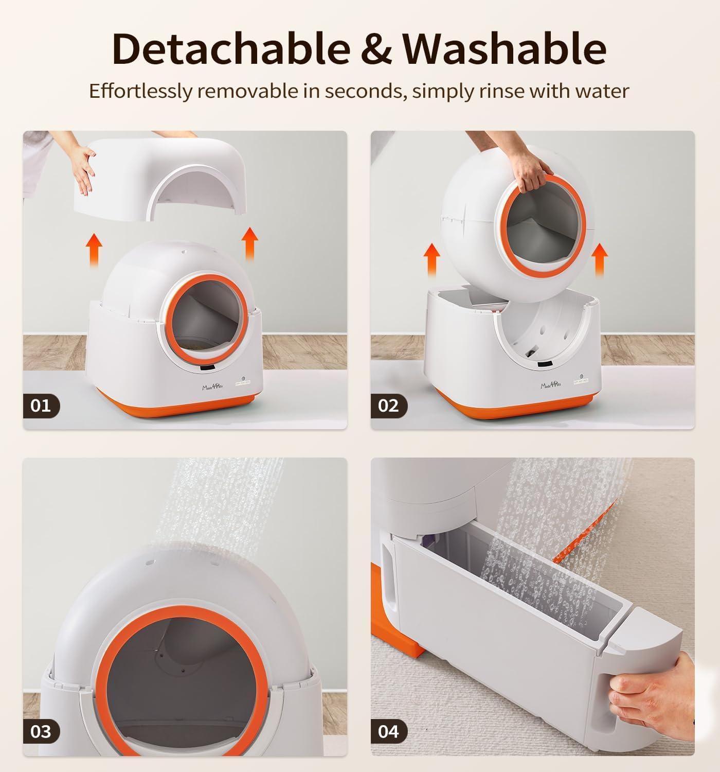 60l Automatic Cat Litter Box, Smart App Control, Deodorizing | Other