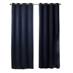 Dark Blue Bedroom Blackout Fabric Printed Curtains | Other