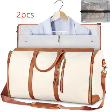 Large Capacity Travel Duffle Bag Women's Handbag Folding Sui | Luggage & Bags