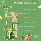 Pawhut 56 Cat Tree For Indoor Cats With Hammock, Cat Tower W | Other