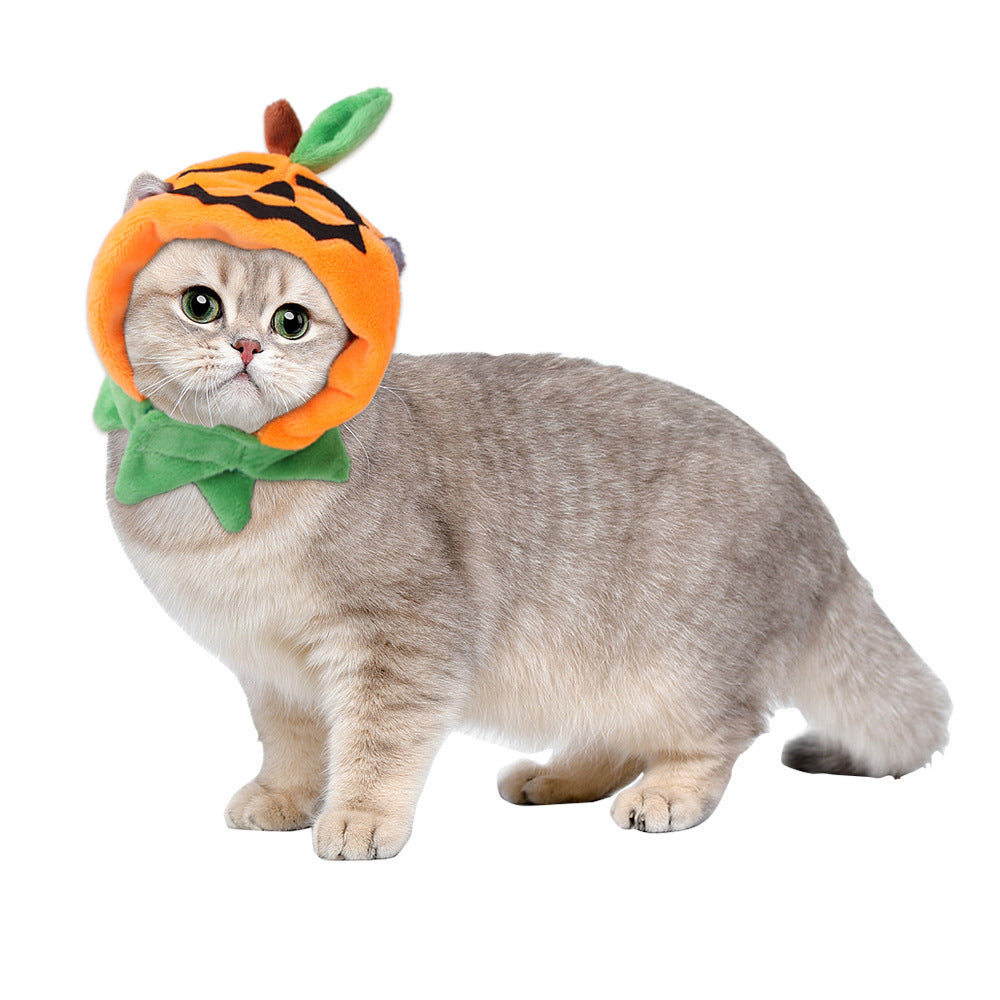 Halloween Pumpkin Double-sided Dog Cloak Cat Halloween Ornam | Other