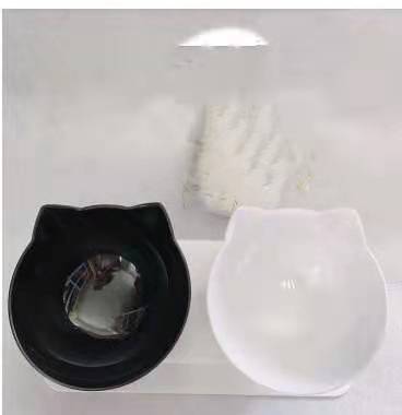 Non Slip Double Cat Bowl With Raised Stand Pet Food Cat Feed | Other