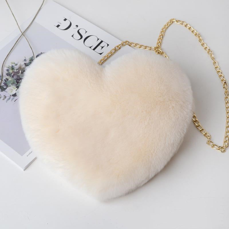 Love Bags For Women Plush Chain Shoulder Bags Valentine's Da | Luggage & Bags