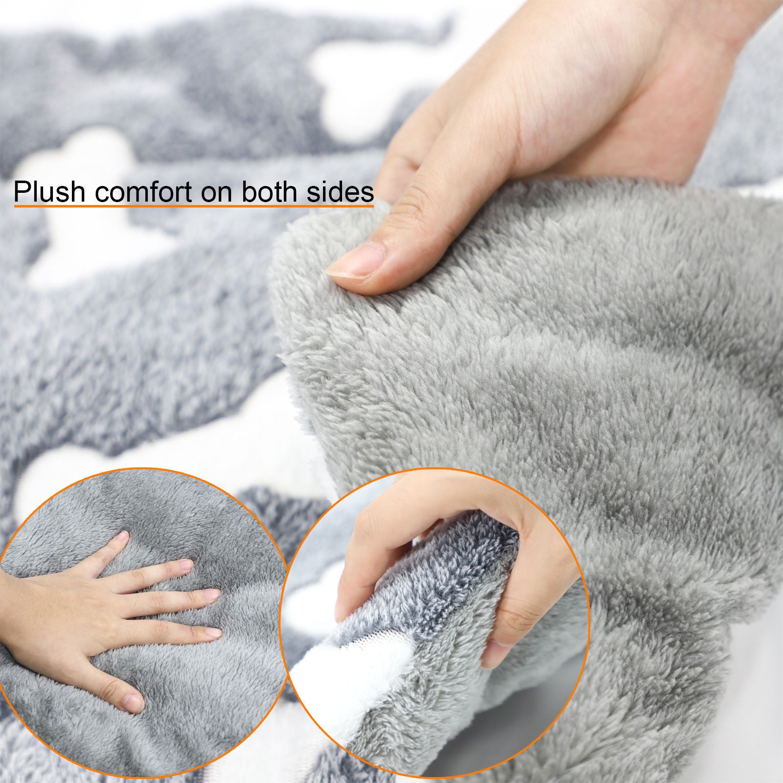Self-warming Cat Bed Mat Washable Dog Bed Crate Mat Soft Pet | Other