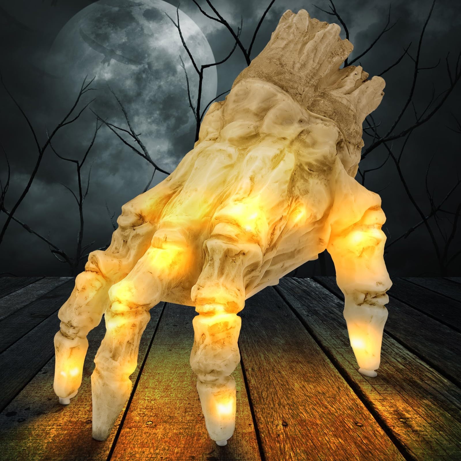 Halloween Electric Luminous Crawling Hand Animated Decoratio | Other