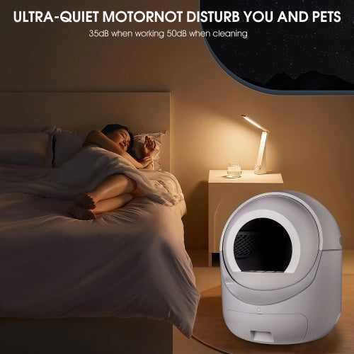 Smart Automatic Litter Box App Controls 4g Wifi, Double Deod | Other
