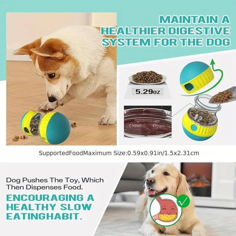 Adjustable Treat Dispenser Toy For Dogs - Interactive Iq Sti | Electronic Learning Toys