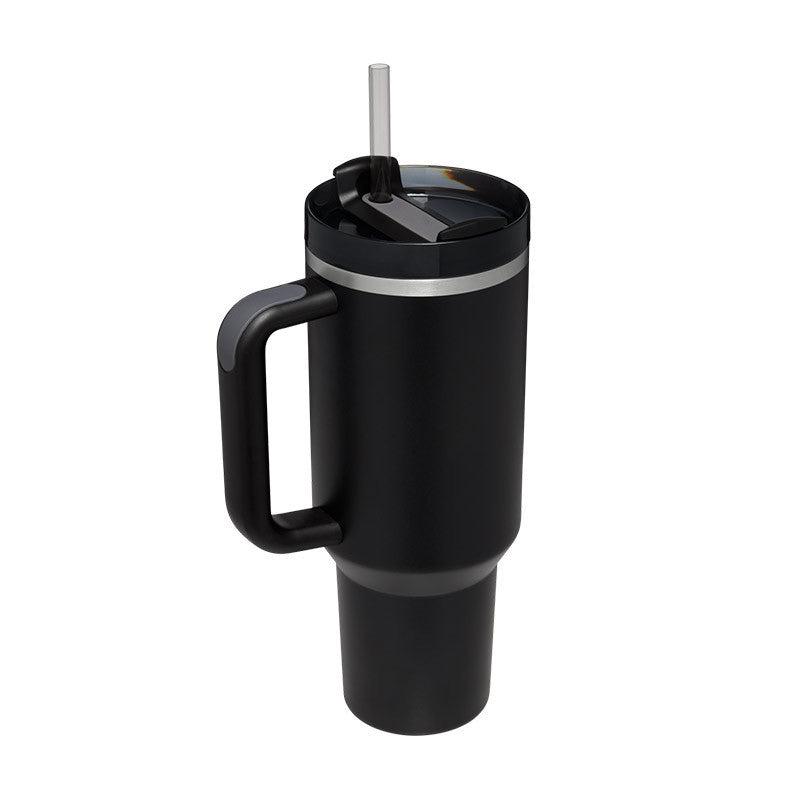 40 Oz Tumbler With Handle Straw Insulated, Stainless Steel S | Other