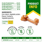 Dog Peanut Butter Bones With Cranberry Rawhide Free Chew Tre | Other