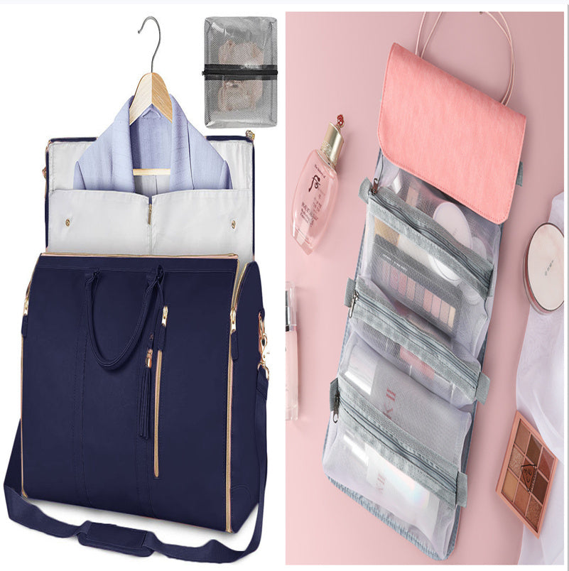 Large Capacity Travel Duffle Bag Women's Handbag Folding Sui | Luggage & Bags