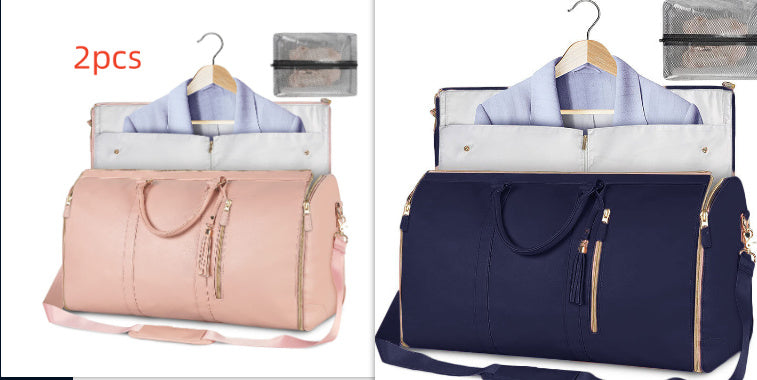 Large Capacity Travel Duffle Bag Women's Handbag Folding Sui | Luggage & Bags