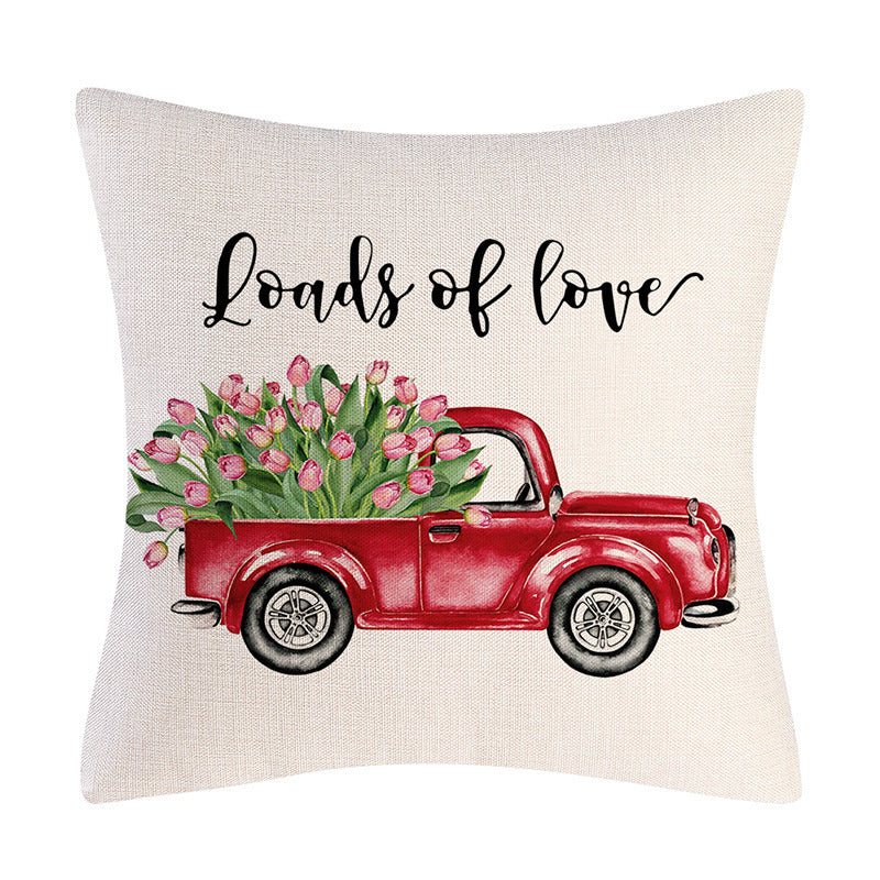 Valentine's Day Linen Pillowcase Holiday Gift | Other