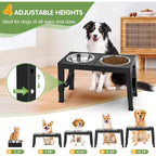 Xia Z Fashion Pet Products Black Dog Bowl Holder | Other