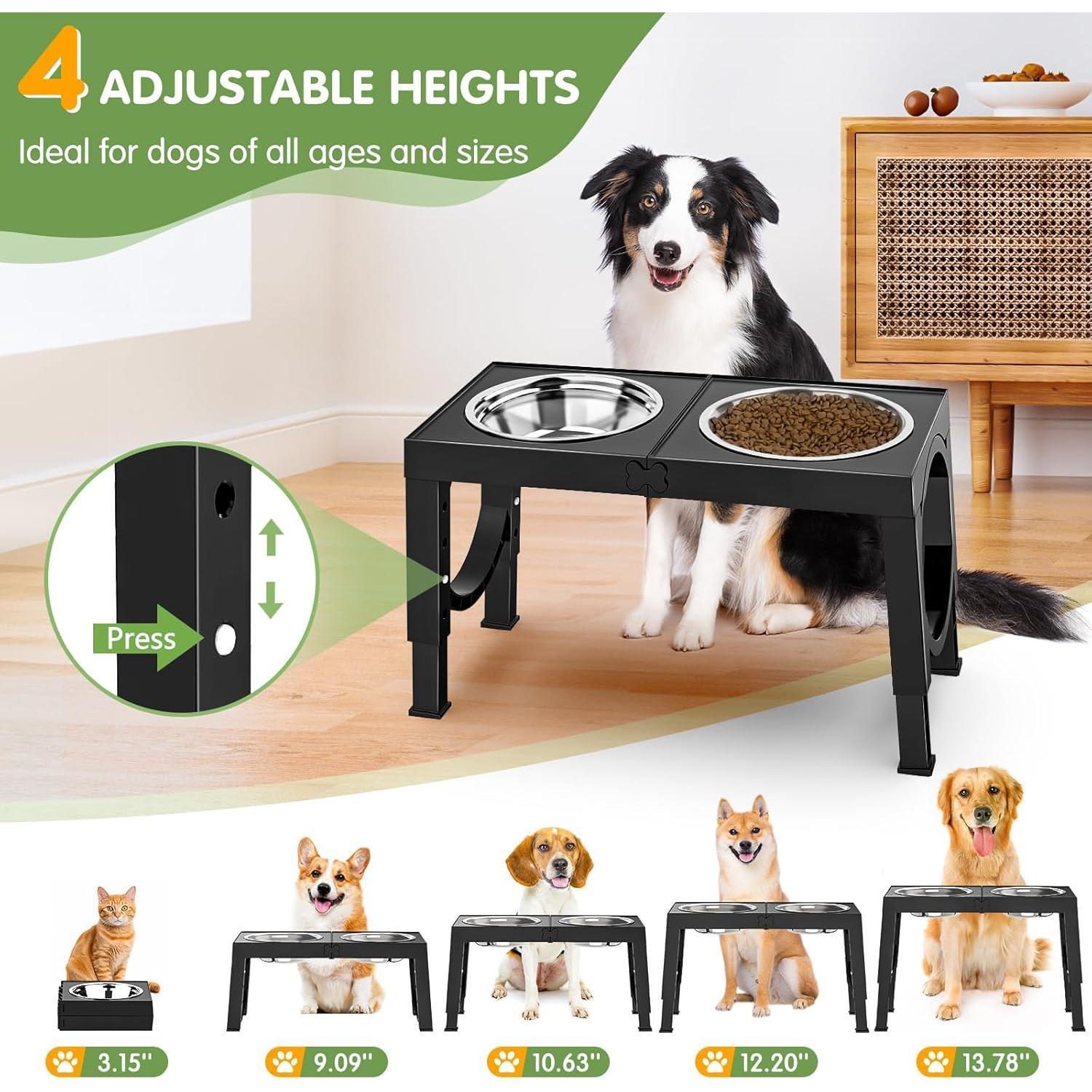 Xia Z Fashion Pet Products Black Dog Bowl Holder | Other