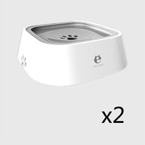 1.5l Cat Dog Water Bowl Carried Floating Bowl Anti-overflow | Other