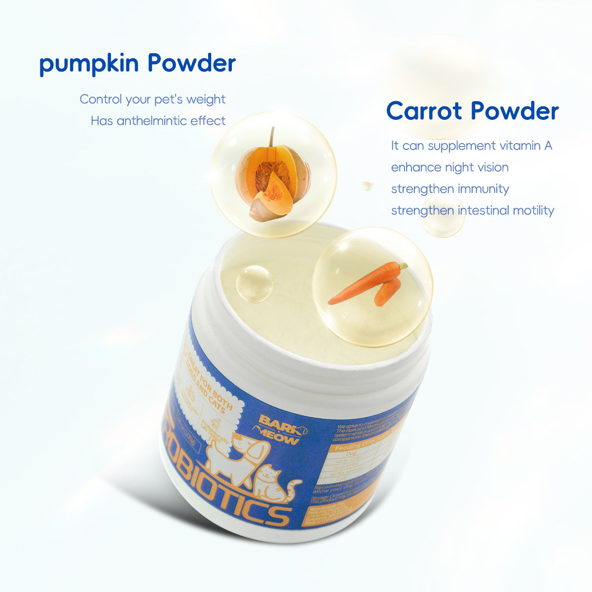 Bark And Meow Probiotics For Dogs & Cats 7 Tailored Strains | Other