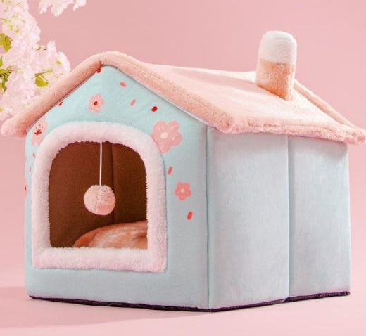 Foldable Dog House Pet Cat Bed Winter Dog Villa Sleep Kennel | Other