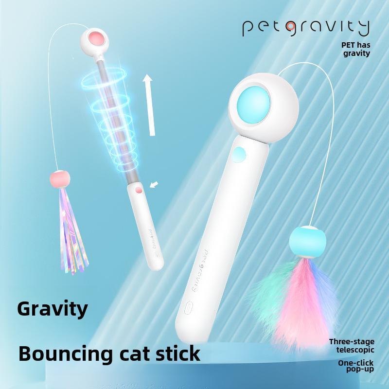 Retractable Laser Cat Stick Toy Cat Toy Ballskitten Playing | Electronic Learning Toys