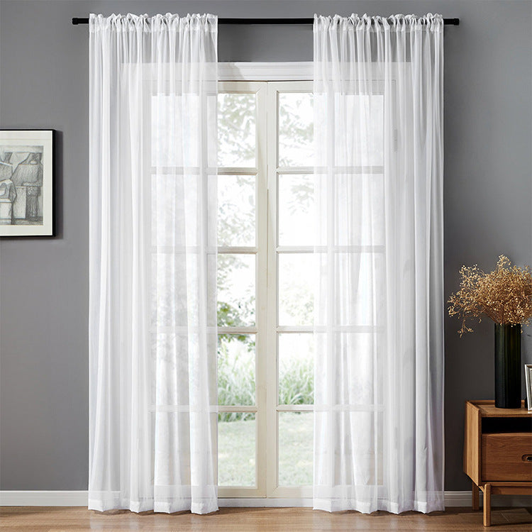 Modern And Simple Pure Color Cotton And Linen Window Screen | Other