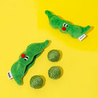 3pcs Cat Toy Balls, Interactive Pet Play Balls Sisal Rope Sc | Electronic Learning Toys