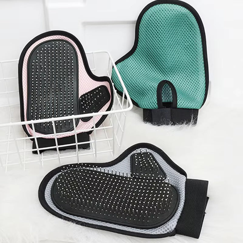 Cat Hair Removal Glove Pet Supplies Bath Massage Jerking Glo | Other