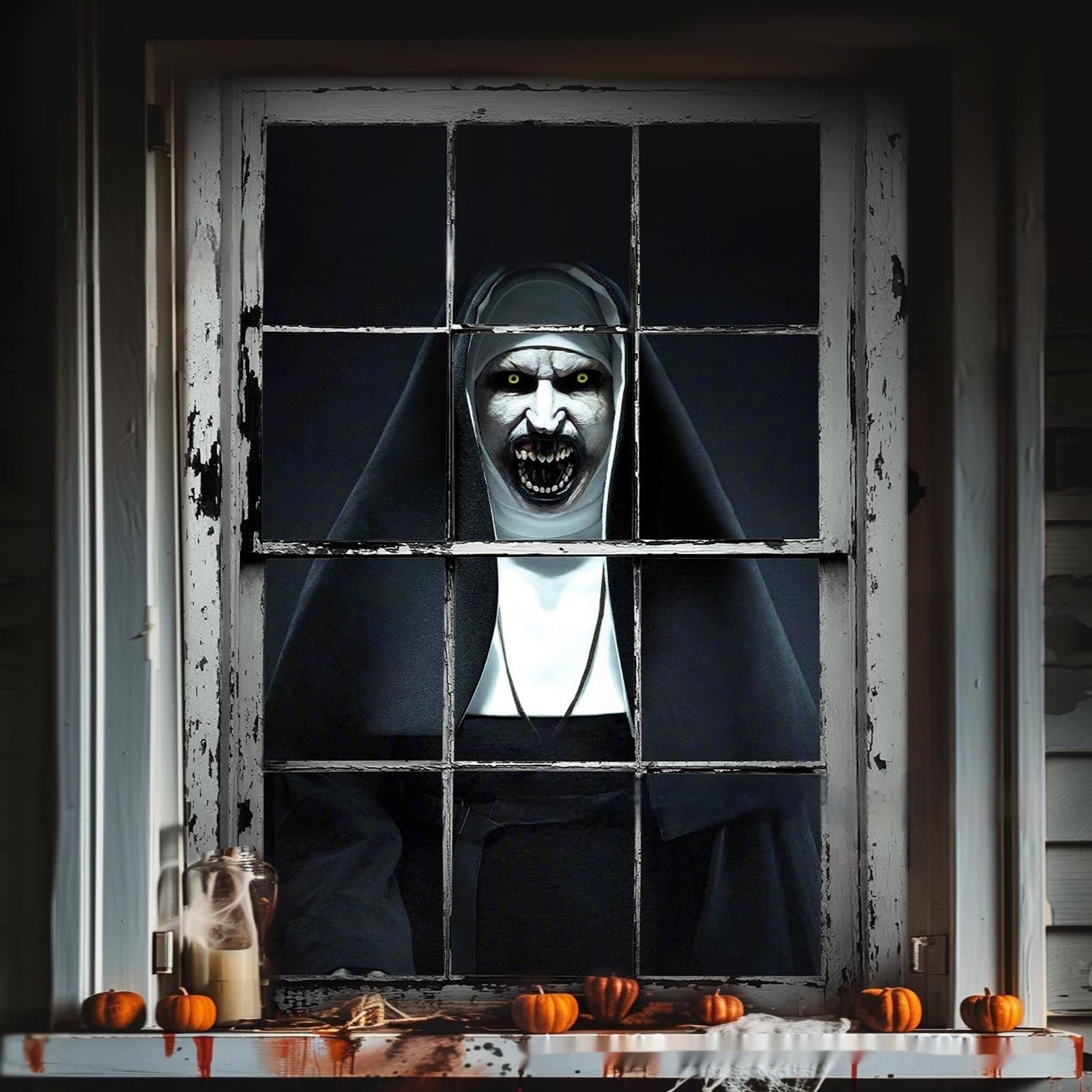 3d Holiday Window Cover Witch Halloween Window Cover | Other