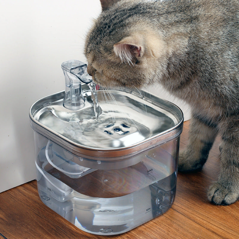 Pet Cat Dog Stainless Steel Automatic Circulation Water Disp | Other