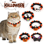 Halloween Pet Fur Ball Collar Pumpkin Accessories | Other