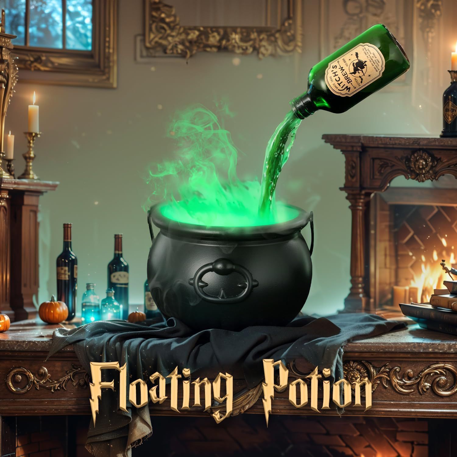 Halloween Black Wizard Bowl Magic Float Bottle And Diffuser | Other