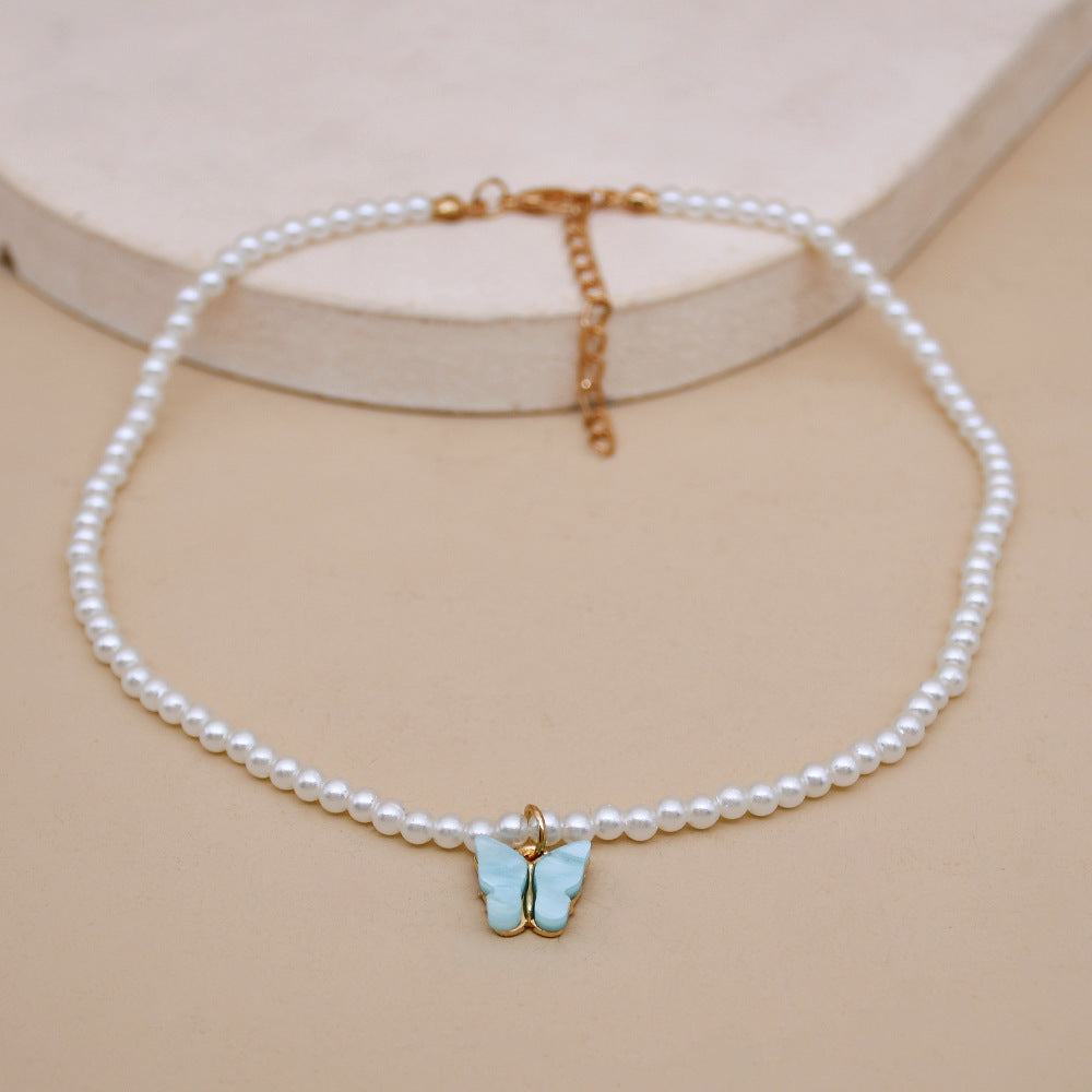 Elegant White Pearl Choker Necklace Small Round Pearl Weddin | Jewelry & Accessories