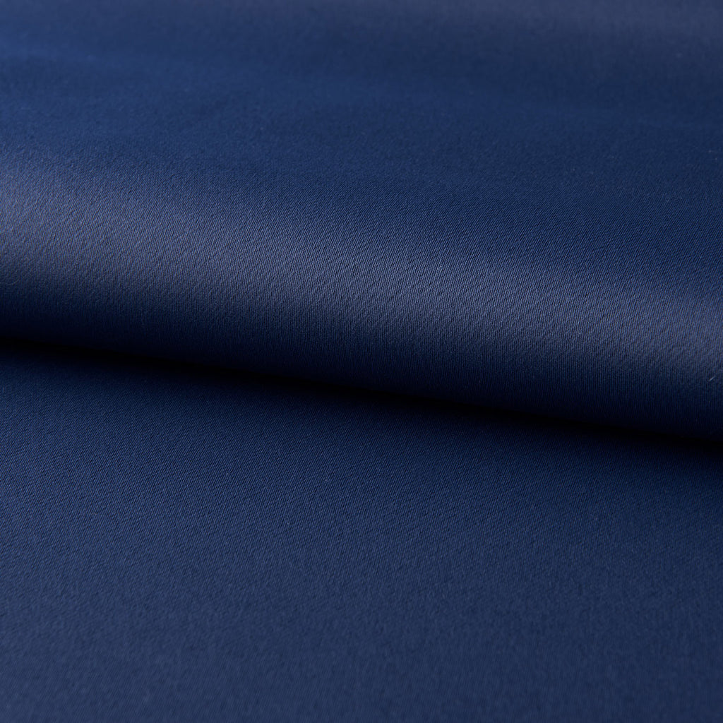 Dark Blue Bedroom Blackout Fabric Printed Curtains | Other