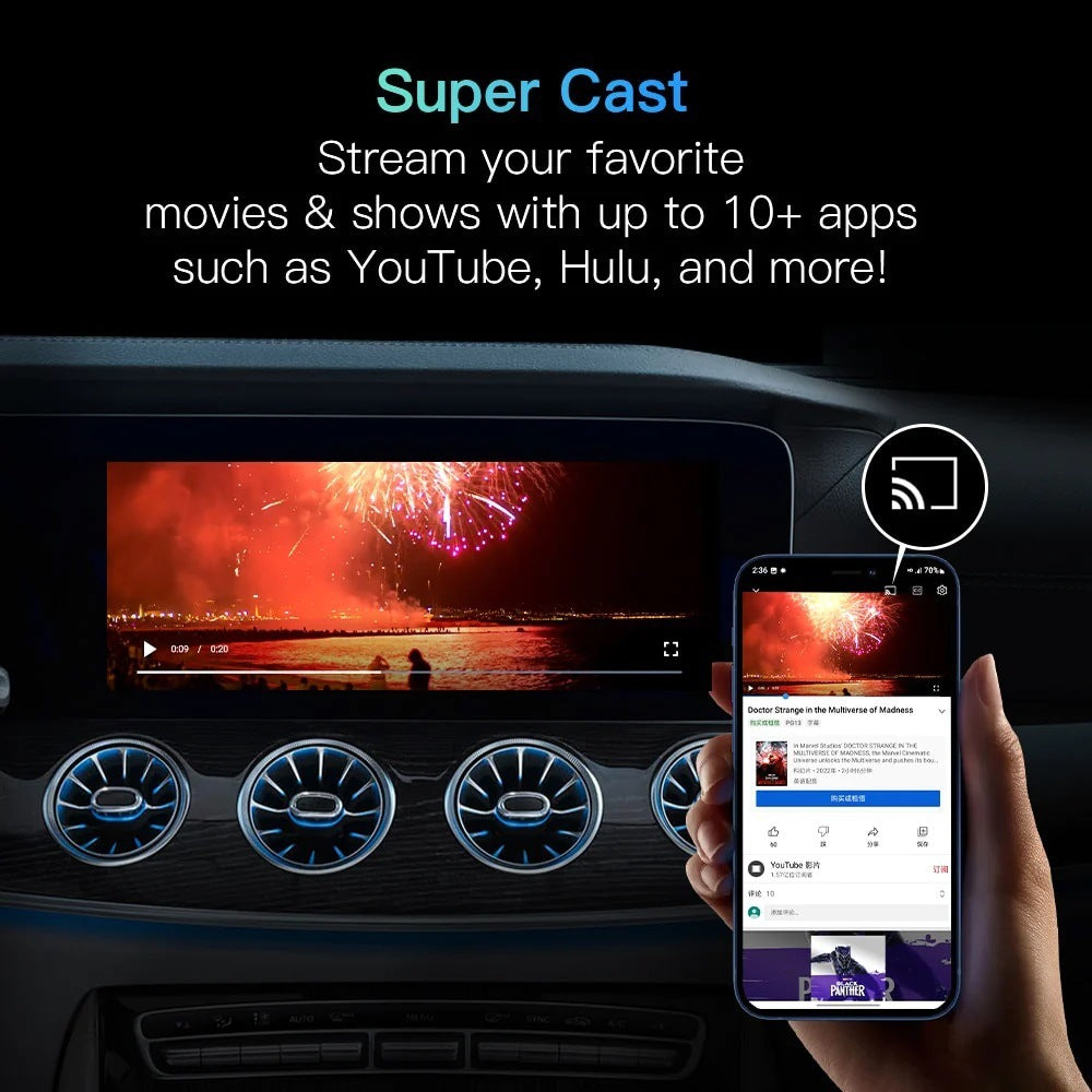 Original Car Wired To Wireless Carplay Android Auto Video Yo | Other