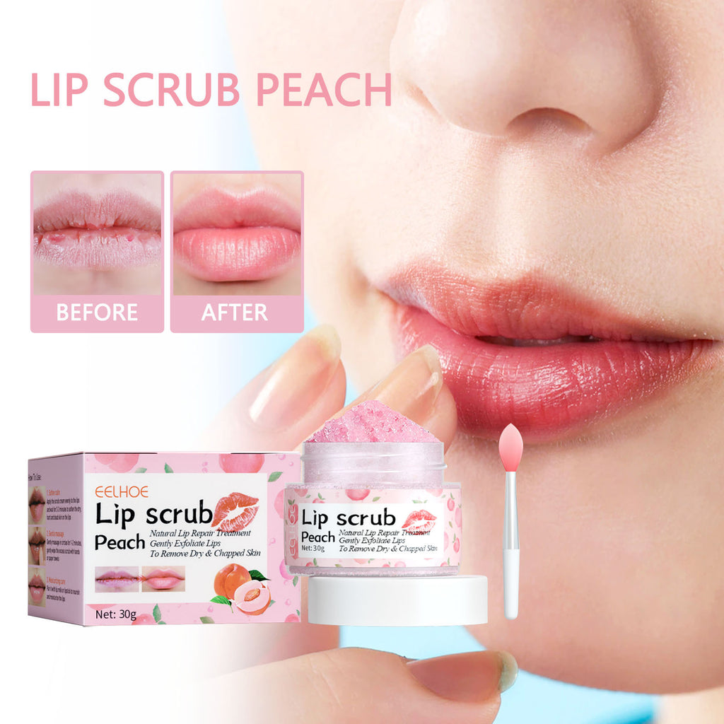 Eelhoe Peach Lip Scrub For Fading Lip Lines, Removing Dead S | Other