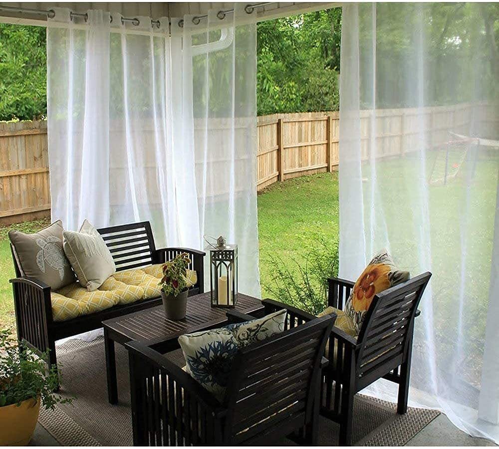 Outdoor Shading Door Curtain Waterproof Curtain Pavilion Bal | Other