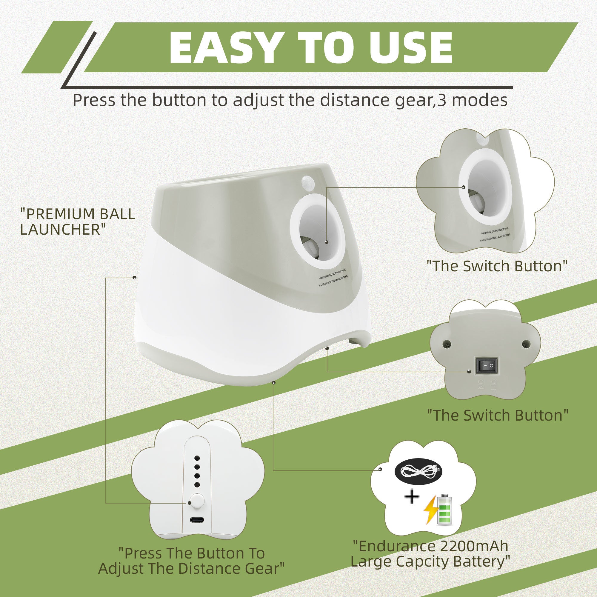 Only Supports Self Pickup Automatic Dog Ball Launcher, Indo | Other