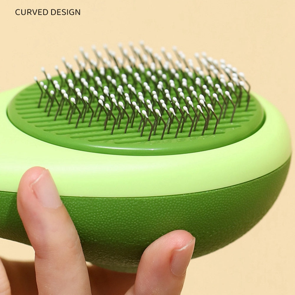 Creative Cat Grooming Comb Portable Massage Brush One-button | Other