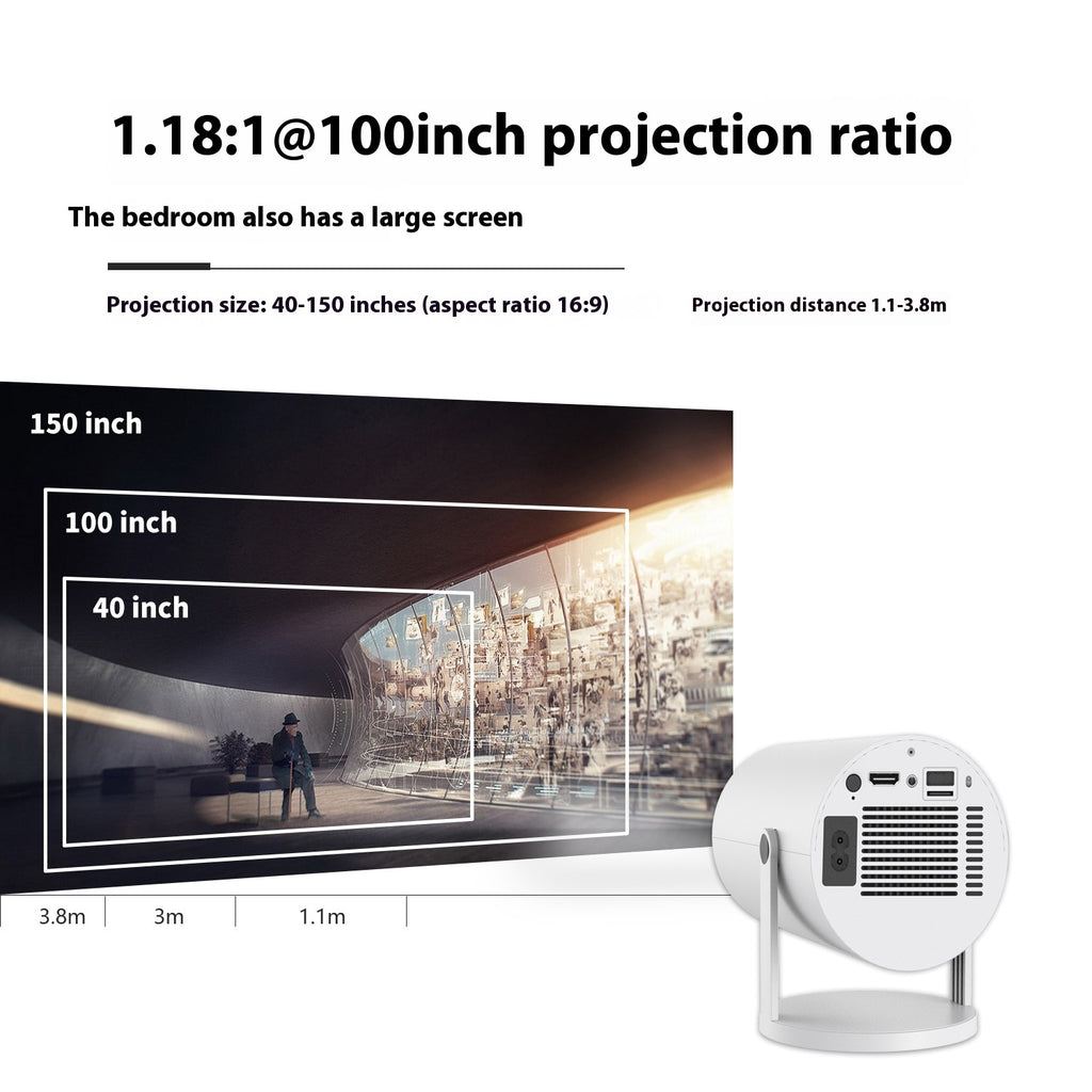 Portable Projector Small Straight Projector For Home Use 180 | Other
