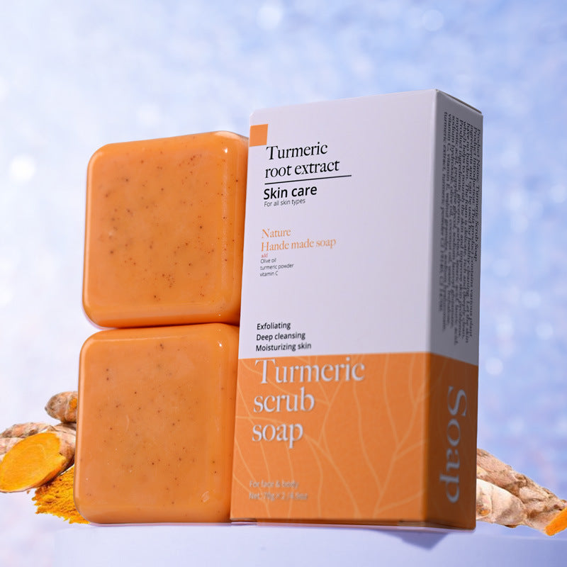Frosted Handmade Cleansing Bath Turmeric Soap | Other